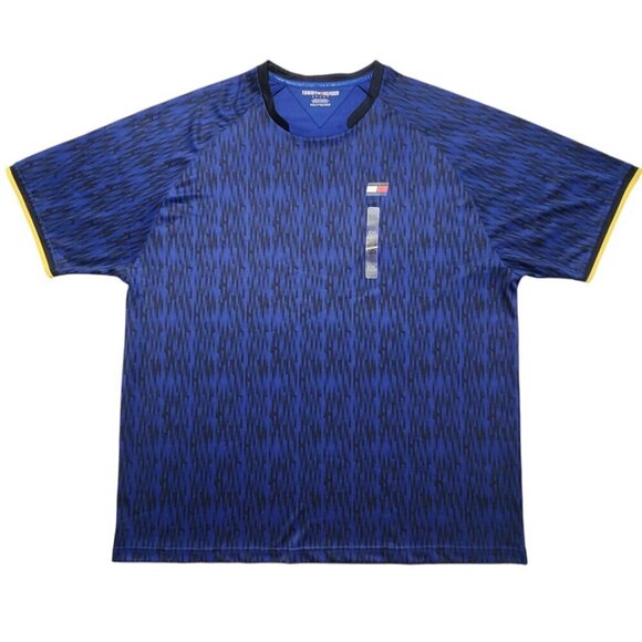 Tommy Hilfiger Men's T-Shirt Sport Wicking UV Short‎ Sleeve Polyester XXL - Picture 1 of 12